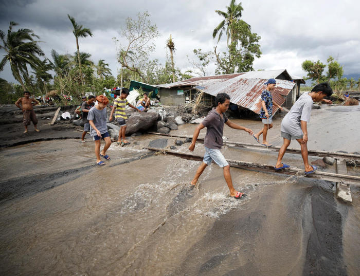 Nachwehen des Taifuns Goni auf den Philippinen. Foto: epa/Francis R. Malasig