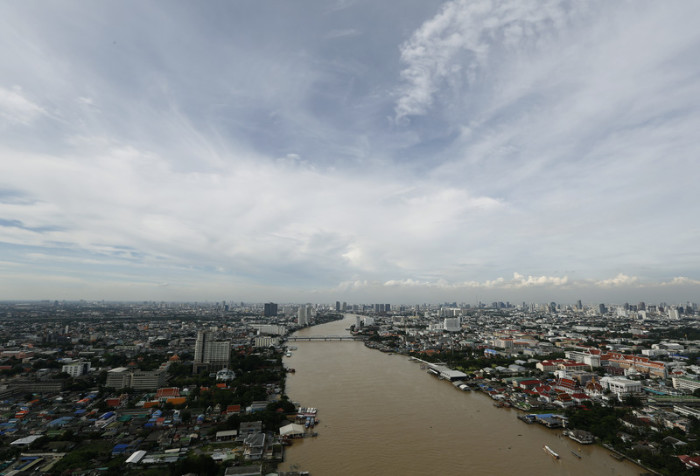 Der Chao-Phraya-Fluss in Bangkok. Foto: epa/Narong Sangnak