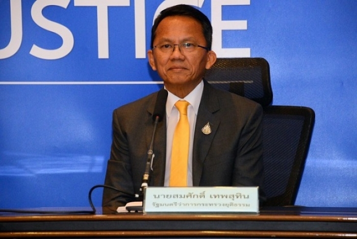 Justizminister Somsak Thepsuthin. Foto: The Nation