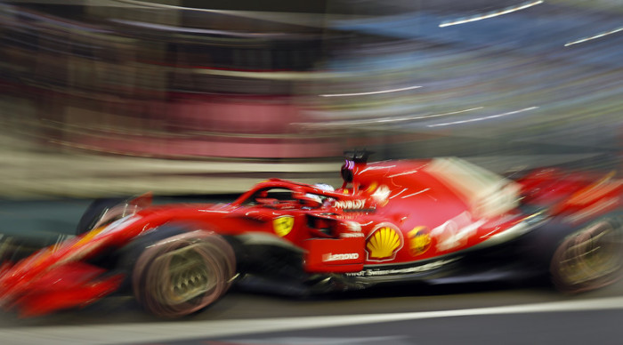 Sebastian Vettel in Action. Foto: epa/Franck Robichon