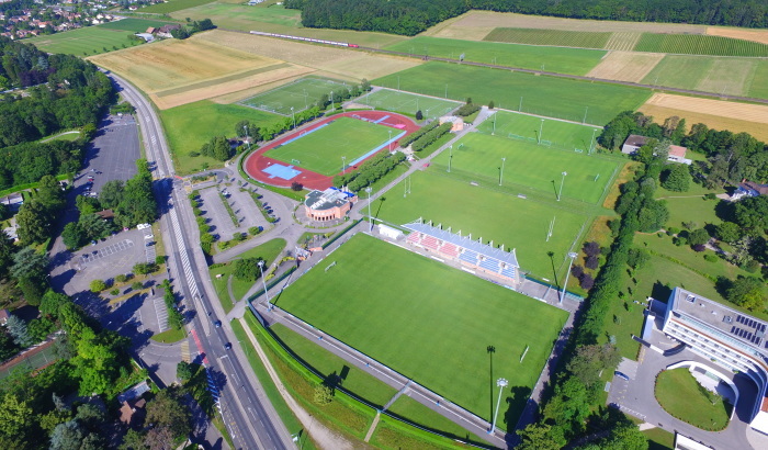 Sportzentrum Centre Sportif de Colovray Nyon in der Schweiz. Foto: Wikipedia