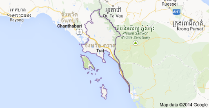Trat ist das Tor zu Kambodscha und Vietnam