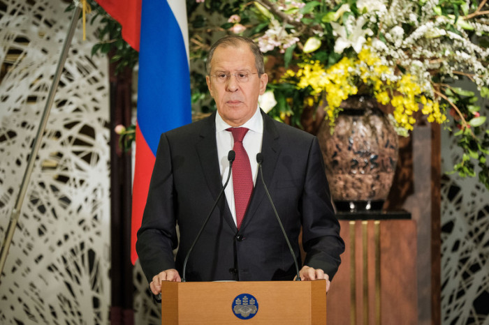 Russischer Außenminister Sergej Lawrow. Foto: epa/Nicolas Datiche
