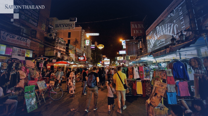 Mit verkehrsfreien Shopping-Meilen soll der Tourismus in der Khao San Road angekurbelt werden. Foto: The Nation
