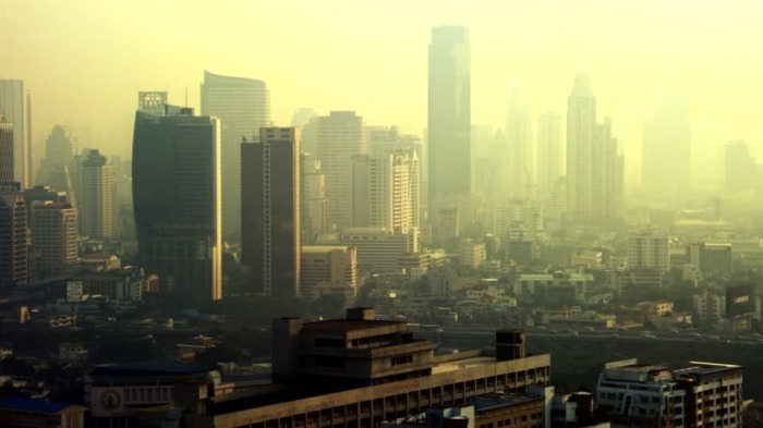 Ein Hochdruckgebiet sorgt in Bangkok für schlechte Luftqualität. Foto: The Thaiger