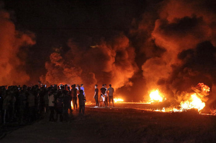 Erneute Zusammenstöße an der Grenze zu Gaza. Foto: epa/Mohammed Saber