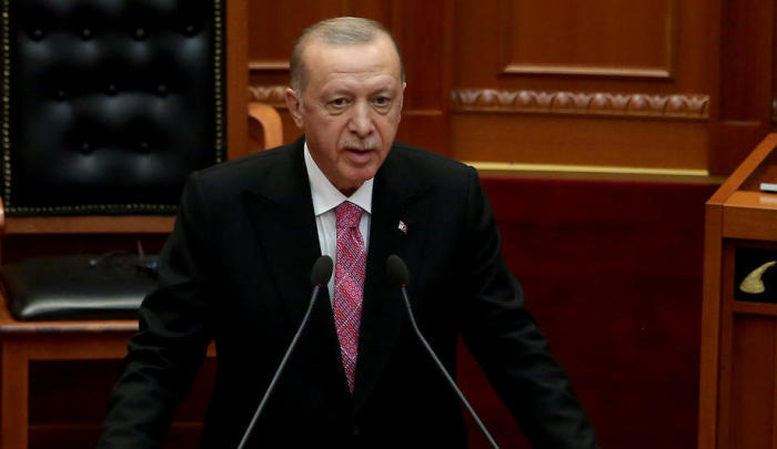Der Türkische Präsident Recep Tayyip Erdogan. Foto: epa/Malton Dibramalton Dibra