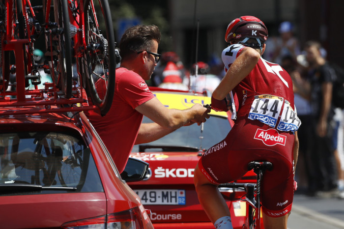 Team Katusha Alpecin Fahrer Marcel Kittel. Foto: epa/Kim Ludbrook
