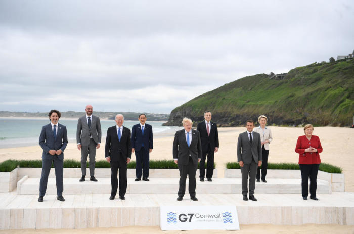 G7-Gipfel in Cornwall. Foto: epa/Neil Hall/international Pool