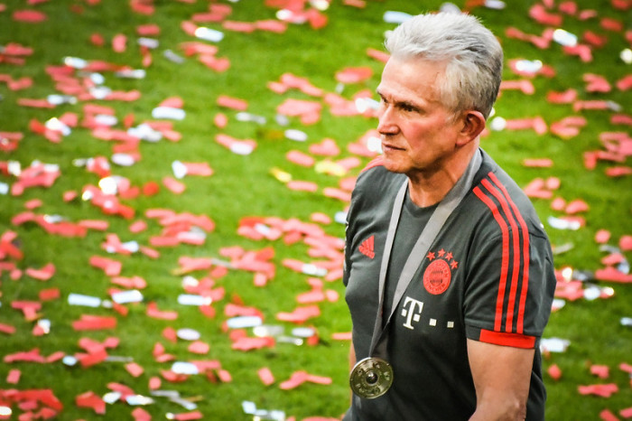  Bayerns Cheftrainer Jupp Heynckes. Foto: epa/Philipp Guelland