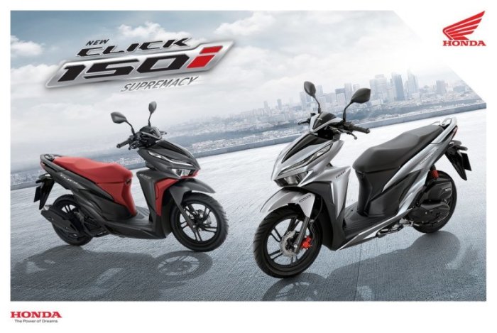 Das Erfolgsmodell Honda Click ist jetzt auch als kraftvolles 150i-Modell erhältlich. Foto: Honda Motorcycle Thailand