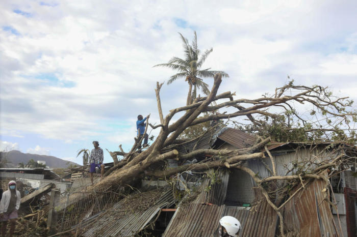 Auswirkungen des Taifuns Rai auf den Philippinen. Foto: epa/Handout Editorial Use Only
