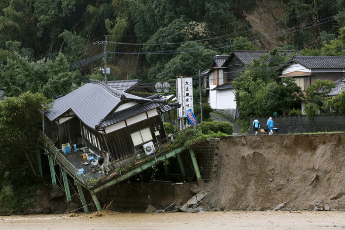 Das Erdrutsch-Problem in Japan. Archivfoto: epa/KIMIMASA MAYAMA