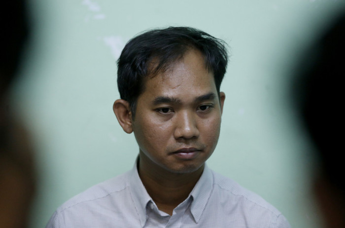  Chefredakteur des Online-Portals «Myanmar Now», Swe Win. Foto: epa/Nyein Chan Naing