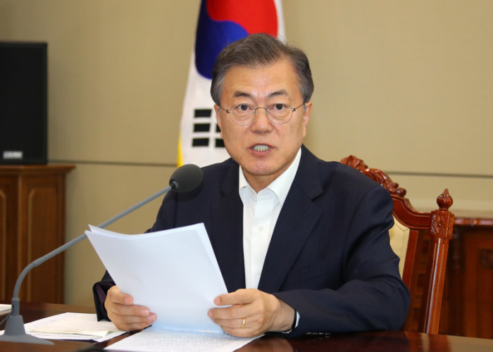 Südkoreas Präsident Moon Jae-in. Foto: epa/Yonhap