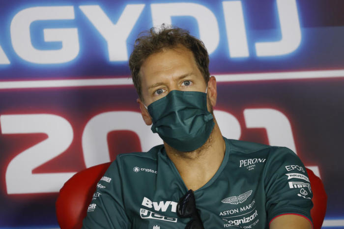 Der deutsche Formel-1-Pilot Sebastian Vettel vom Aston Martin Cognizant F1 Team. Foto: epa/Florion Goga