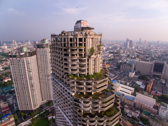 Der Ghost Tower Bangkok in Thailand