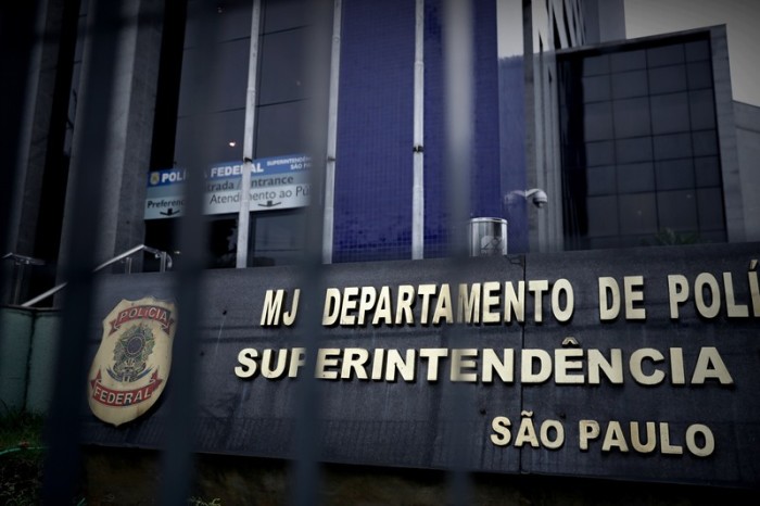 Eine Gesamtansicht des Gebäudes der Bundespolizei in Sao Paulo. Foto: epa/Fernando Bizerra