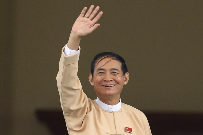 Myanmars neuer Präsident Win Myint. Foto: epa/Hein Htet