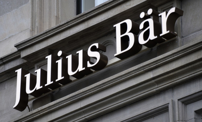 Ein am 23. Juni 2015 zur Verfügung gestelltes Archivbild des Logos der Bank Julius Bär in Zürich. Foto: epa/Steffen Schmidt