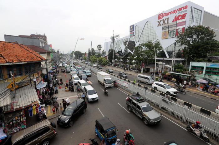 Der Alltag inmitten der COVID-19-Pandemie in Jakarta, Indonesien. Foto: epa/Bagus Indahono