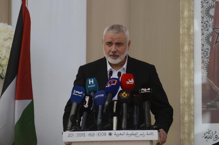 Hamas-Führer Ismail Haniyeh besucht Marokko. Foto: epa/Stringer