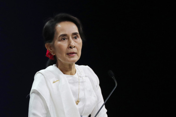 Myanmars Regierungschefin Aung San Suu Kyi. Foto: epa/Luong Thai Linh