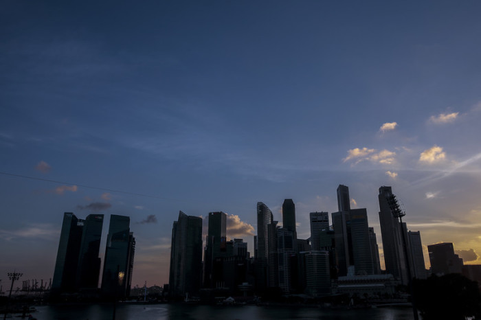 Skyline von Singapur. Foto: epa/Wallace Woon