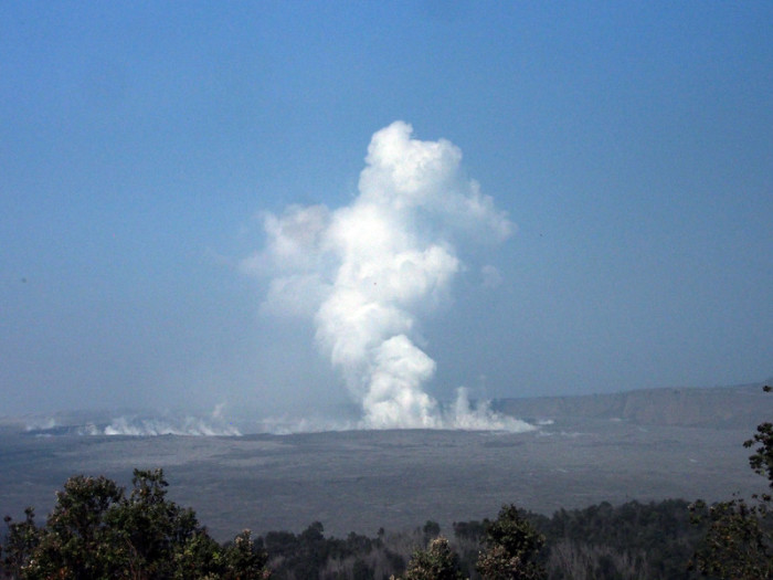 Der Vulkan Vulkan Kilauea auf Hawaii am 3. Juni 2018. Foto: epa/USGS