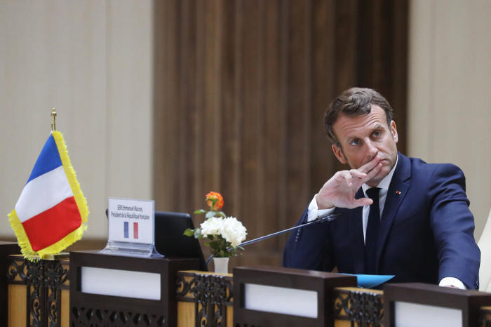 Der französische Präsident Emmanuel Macron. Foto: epa/Ludovischer Marin