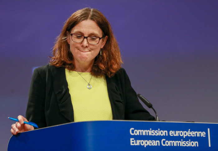  EU-Handelskommissarin Cecilia Malmstrom. Foto: epa/Stephanie Lecocq
