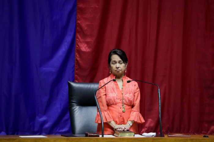 Gloria Arroyo ist zurück auf der politischen Bühne. Foto: epa/Mark R. Cristino