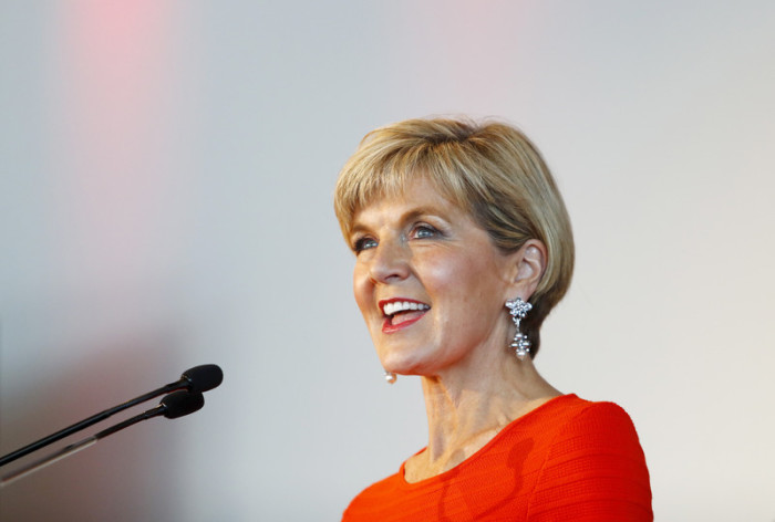 Australiens Außenministerin Julie Bishop. Foto: epa/Daniel Munoz