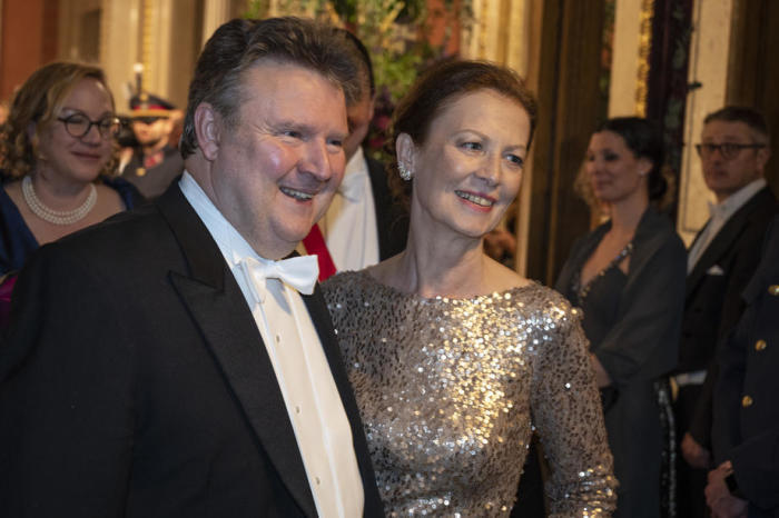 Bürgermeister von Wien Michael Ludwig und seine Frau. Foto: epa/Christian Bruna