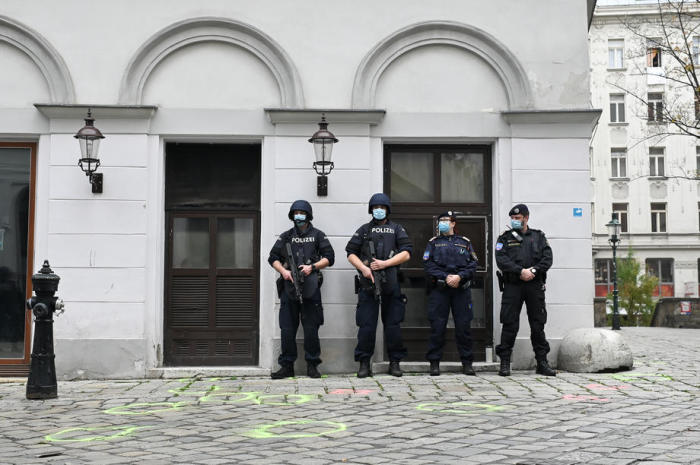 Terroranschlag in Wien. Foto: epa/Christian Bruna