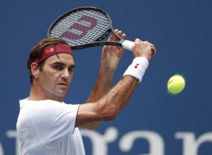 Der fünfmalige US-Open-Sieger Roger Federer. Foto: epa/Justin Lane
