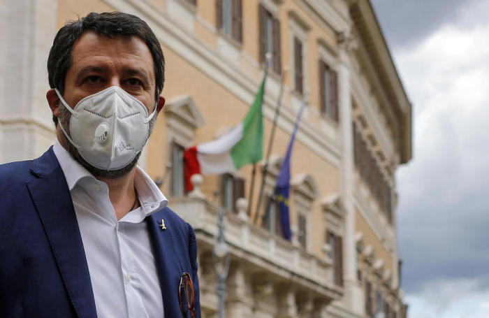 Der Vorsitzende der Lega-Partei, Matteo Salvini. Foto: RICCARDO ANTIMIANI epa/