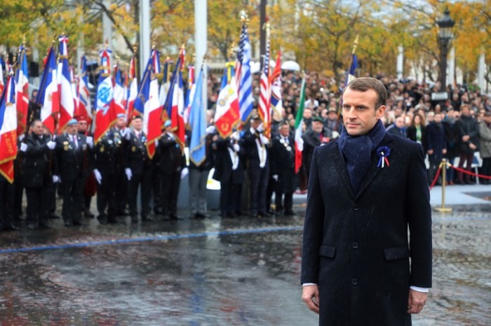 Der französische Präsident Emmanuel Macron. Foto: epa/Ludovic Marin