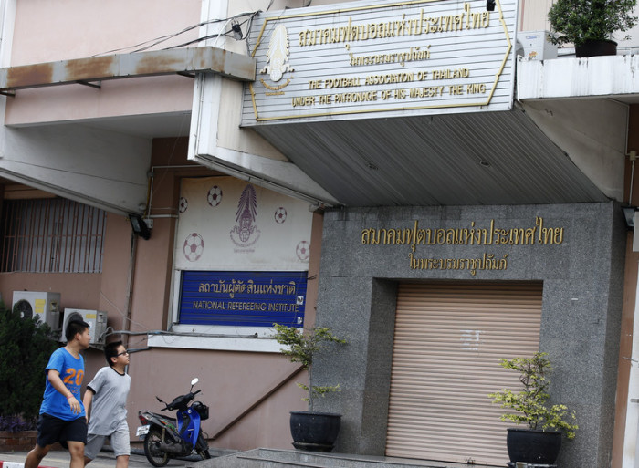 Die Zentrale des des Thailändischen Fußballverbandes (FAT) in Bangkok. Foto: epa/Narong Sangnak