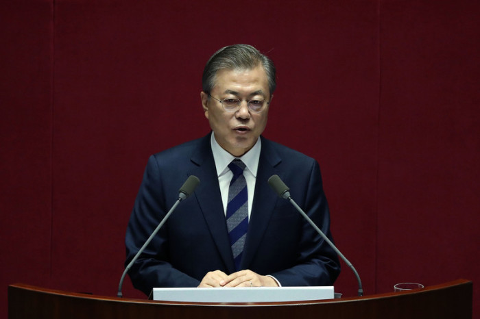 Südkoreas Präsident Moon Jae In. Foto: epa/ Chung Sung-jun