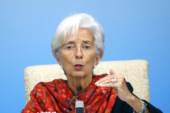 Internationaler Währungsfonds (IWF) Geschäftsführerin Christine Lagarde. Foto: epa/Thomas Peter