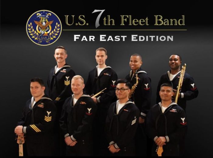 Urlauber und Residenten dürfen sich auf zwei außergewöhnliche Konzerte der U.S. 7th Fleet Band freuen.