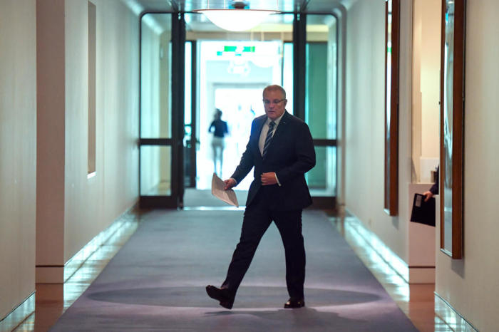 Der australische Premierminister Scott Morrison. Foto: epa/Mick Tsikas