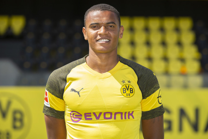 Borussia Dortmunds Abwehrspieler Manuel Akanji. Foto: epa/Christof Koepsel