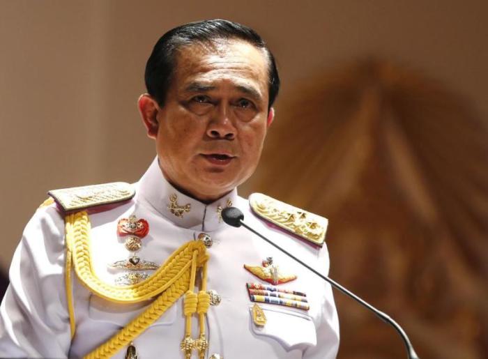 Militärmachthaber Prayuth Chan-Ocha war am Dienstag von König Bhumibol empfangen worden.