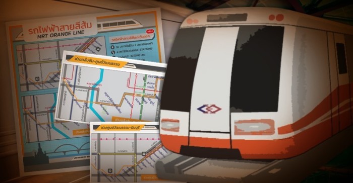 Die Bauarbeiten zur Erweiterung der MRT Orange Line schreiten voran und sollen im Jahr 2024 pünktlich abgeschlossen werden. Foto: The Nation