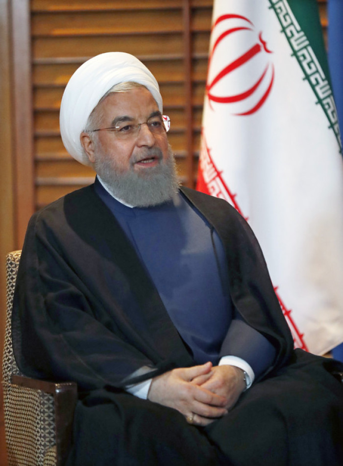 Irans Präsident Ruhani. Foto: epa/Sergei Chirikov