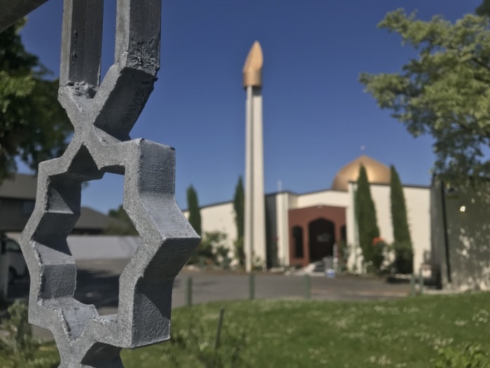 Die Al-Nur-Moschee in der neuseeländischen Stadt Christchurch, wo ein Rechtsextremist am 15. März vergangenen Jahres 42 Menschen ermordete. Foto: Christoph Sator/Dpa