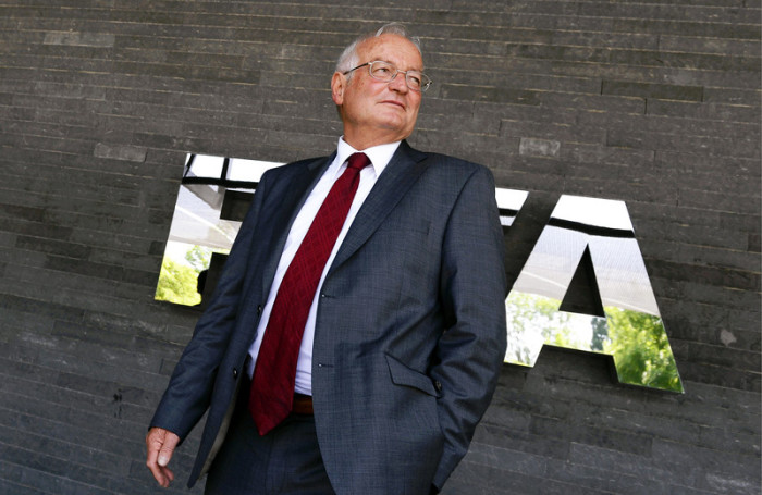 Der ehemalige FIFA-Ethikchef Hans-Joachim Eckert. Foto: epa/Walter Bieri