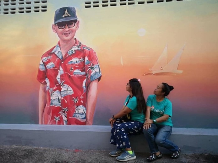An mehreren Standorten in Hua Hin können Besucher von Hua Hin kreative Street-Art-Werke bewundern. Foto: Tourism Authority of Thailand Prachuap Khiri Khan